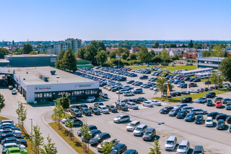 Luftaufnahme AVP AUTOLAND Standort Plattling