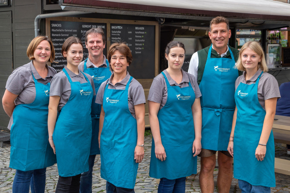 Das Team vom Fischmarkt Deggendorf